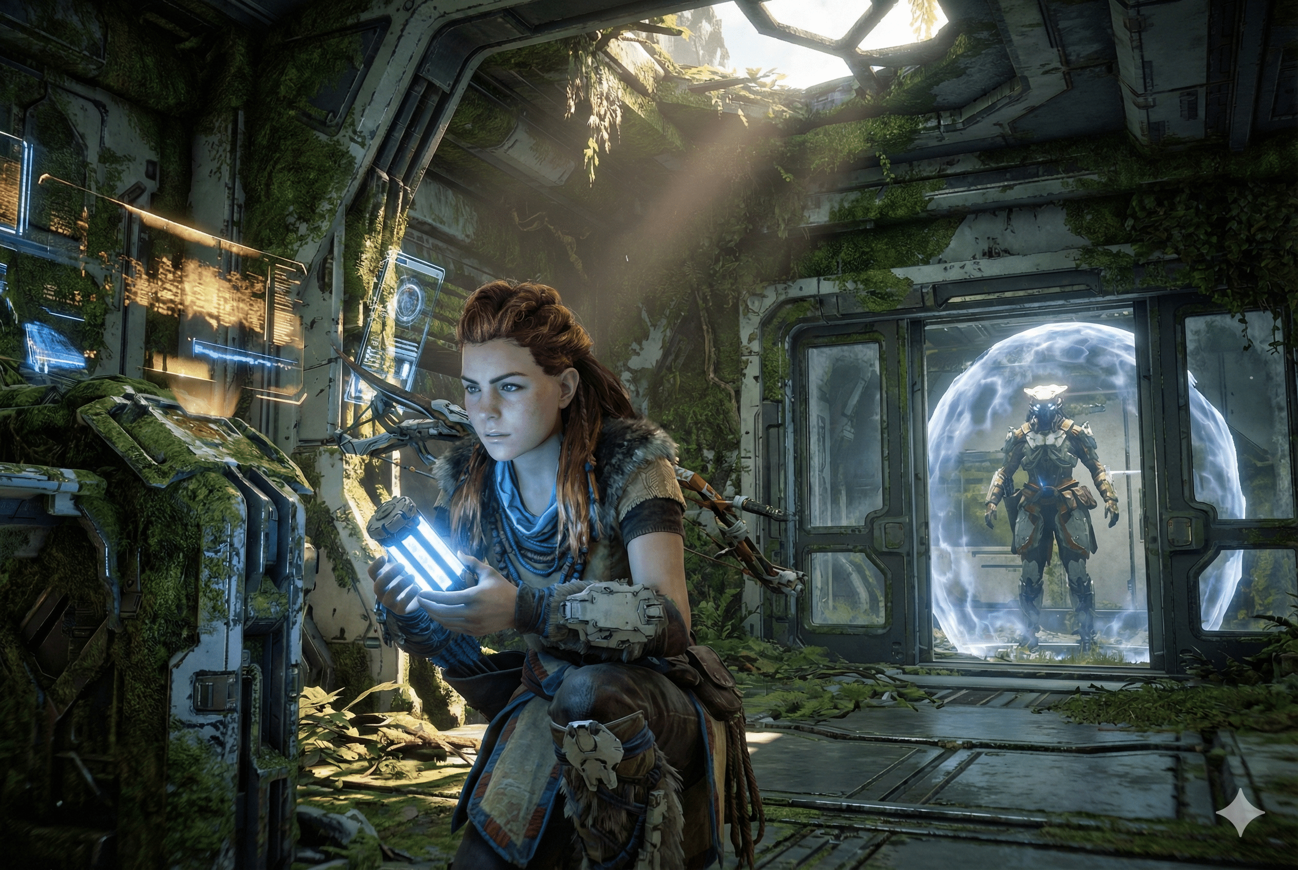 Baterias Horizon Zero Dawn: Encontre Todas e Desbloqueie o Traje Tecelã-Escudeira